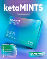 KetaMINTS 975mg 3 pack Euphoric Botanical Blend Tablets 10ct Display