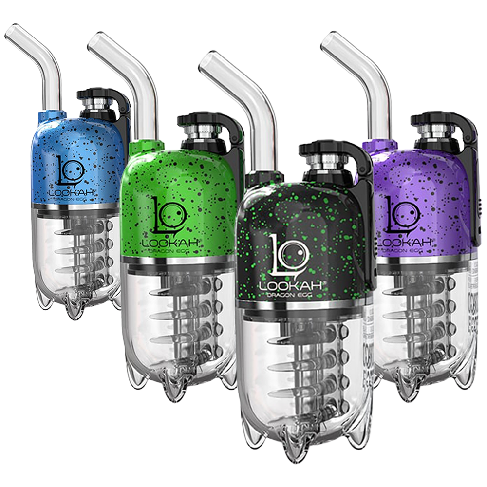 LOOKAH Dragon Egg 950mAh Portable Handheld E-Rig Bubbler Spatter Edition