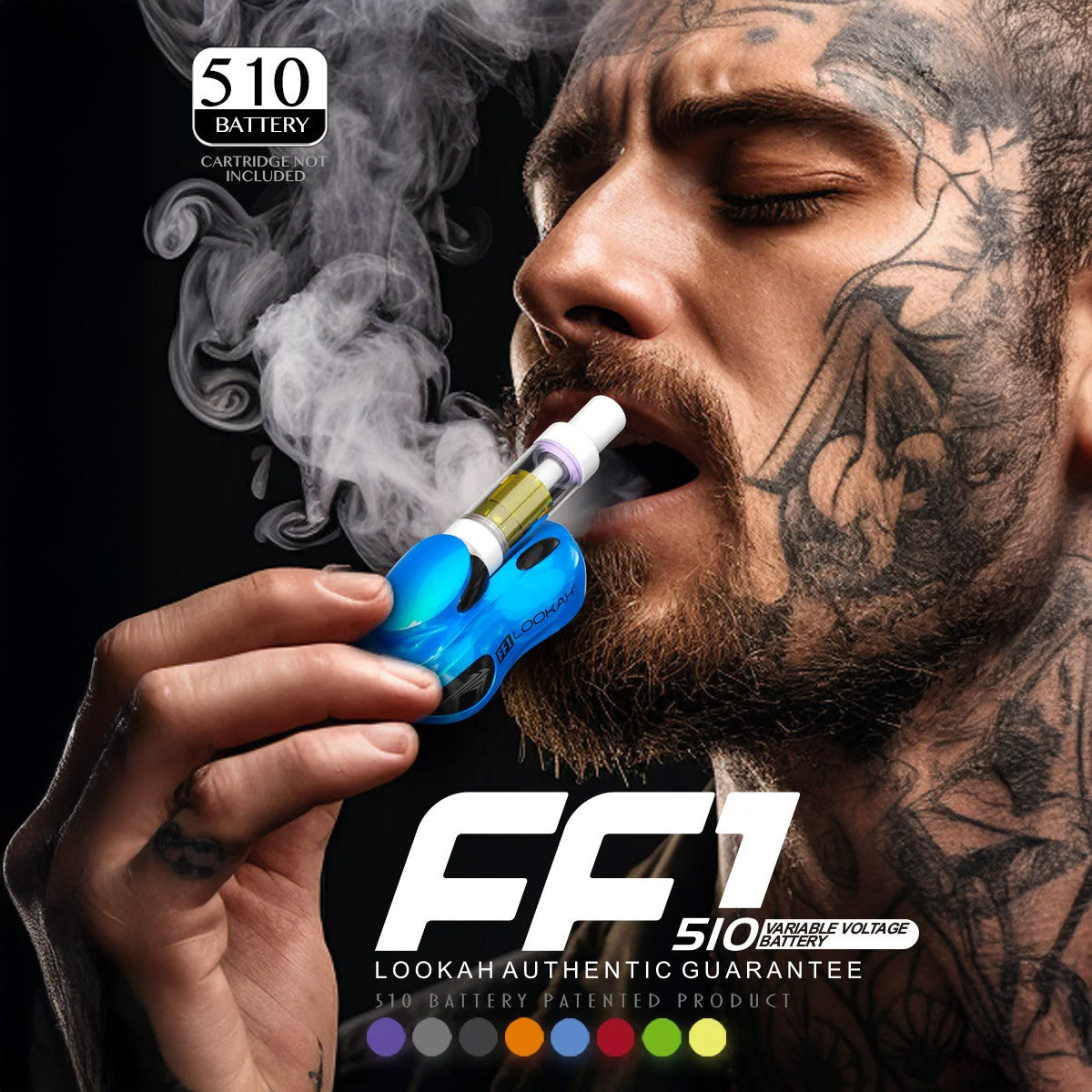 LOOKAH FF1 500mAh 510 Cart Battery