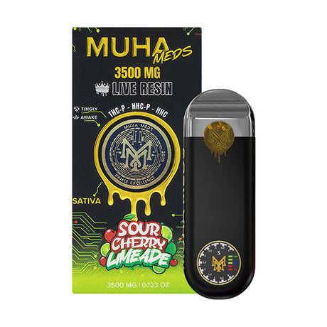 Muha Meds Gen3 Live Resin 3.5g THCP Disposable 5ct Display