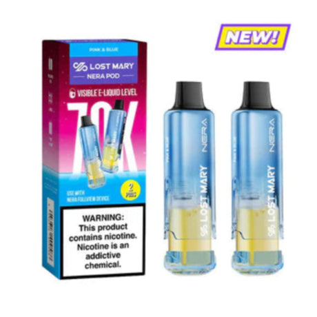 Lost Mary Nera Fullview 70K Disposable 5% Refillable Pod 5ct Display
