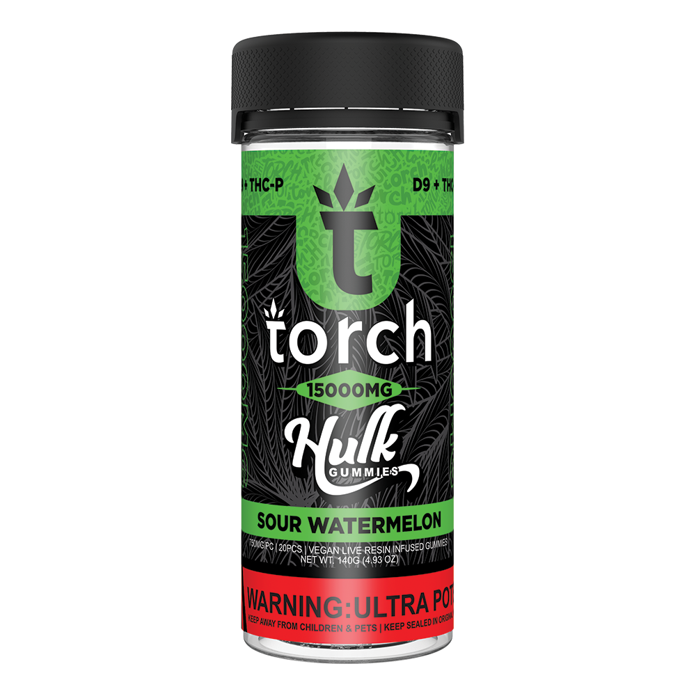 Torch 15000mg Hulk Gummies 6ct Display