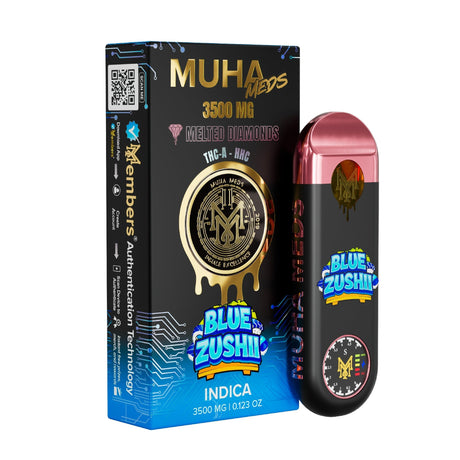 Muha Meds Melted Diamonds 3.5g THCA Disposable 5ct Display