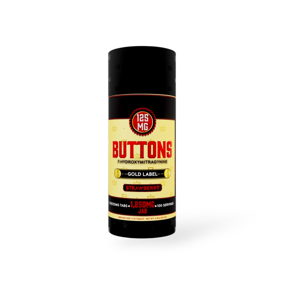 Buttons Gold Label 1250mg 10 Pack 125mg 7Hydroxy Tablets