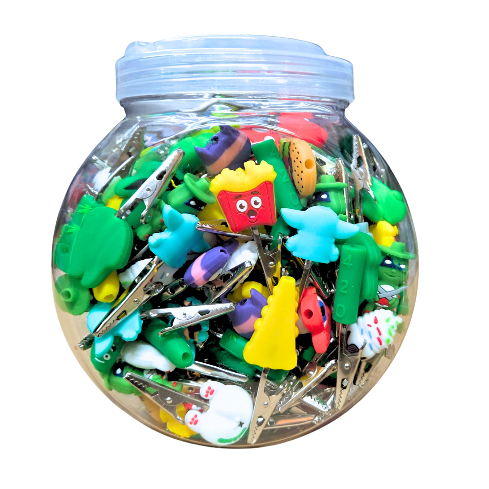 Cigar Holder Clip w Character Designs 150ct Jar
