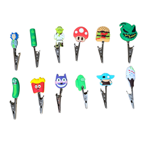 Cigar Holder Clip w Character Designs 150ct Jar