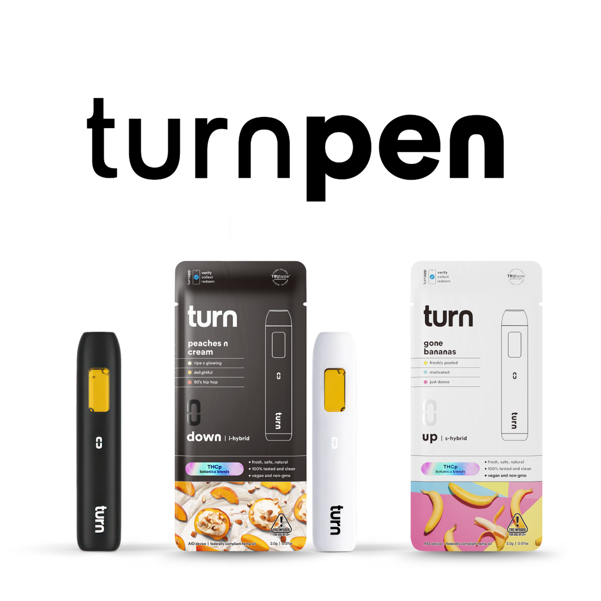 Turn THC-P Botanica Blend 2g Disposable 5ct Display