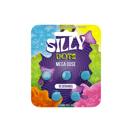 Purple Silly Dots Mega Dose Mushroom Tablets 10ct Display
