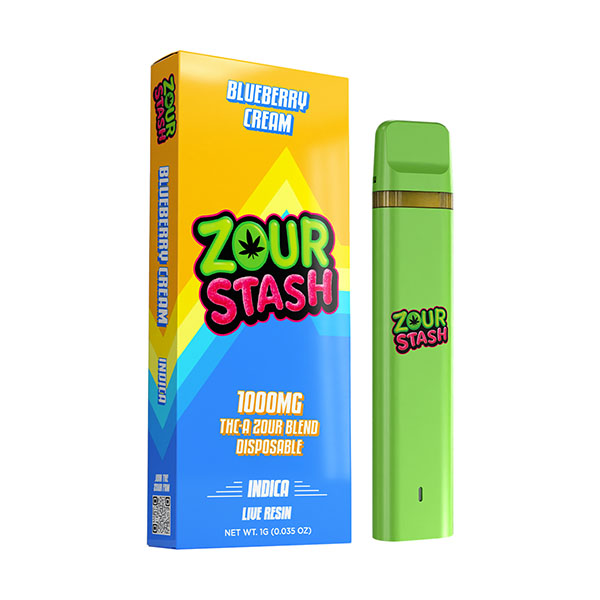 Zour Stash 1g THCA Live Resin Disposable 5ct Display