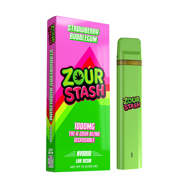 Zour Stash 1g THCA Live Resin Disposable 5ct Display